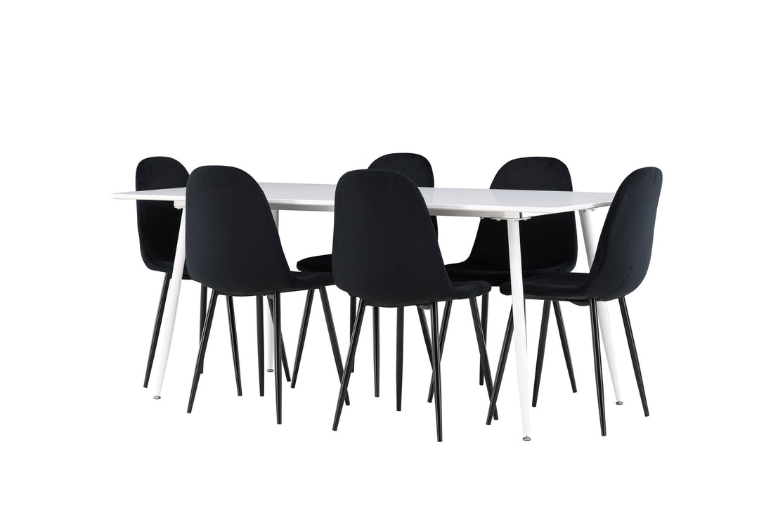 Venture Home Silar Dining Table with Polar Dining Chair
