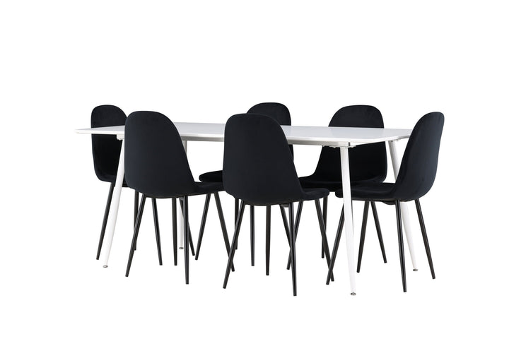 Venture Home Silar Dining Table with Polar Dining Chair