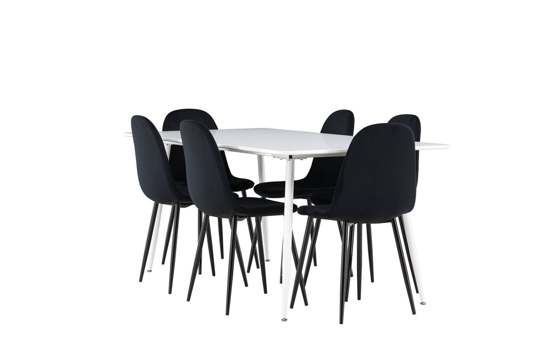 Venture Home Silar Dining Table with Polar Dining Chair