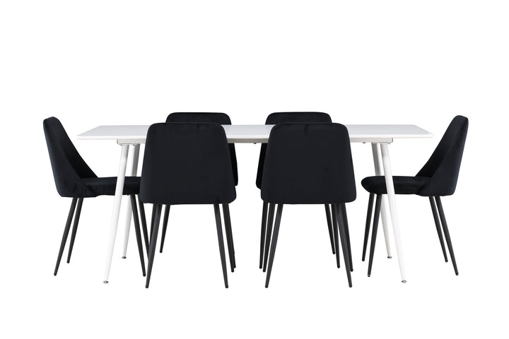 Venture Home Silar Dining Table with Night Dining Chair