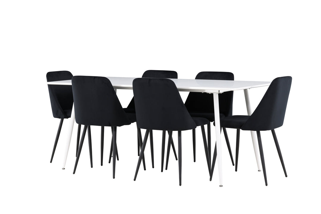 Venture Home Silar Dining Table with Night Dining Chair