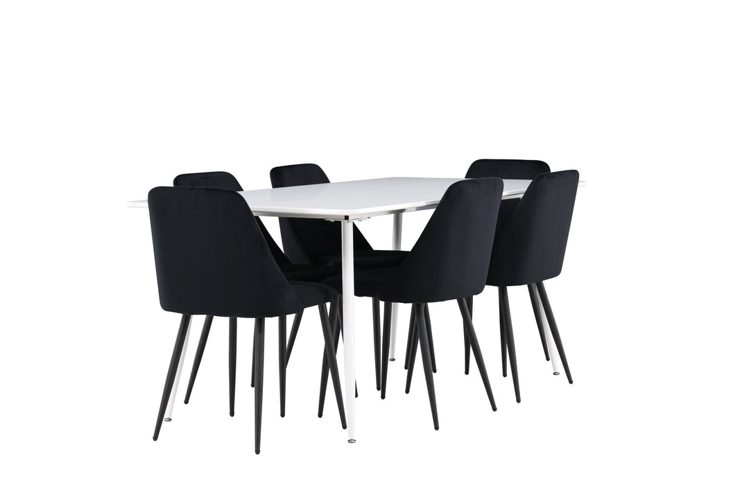 Venture Home Silar Dining Table with Night Dining Chair