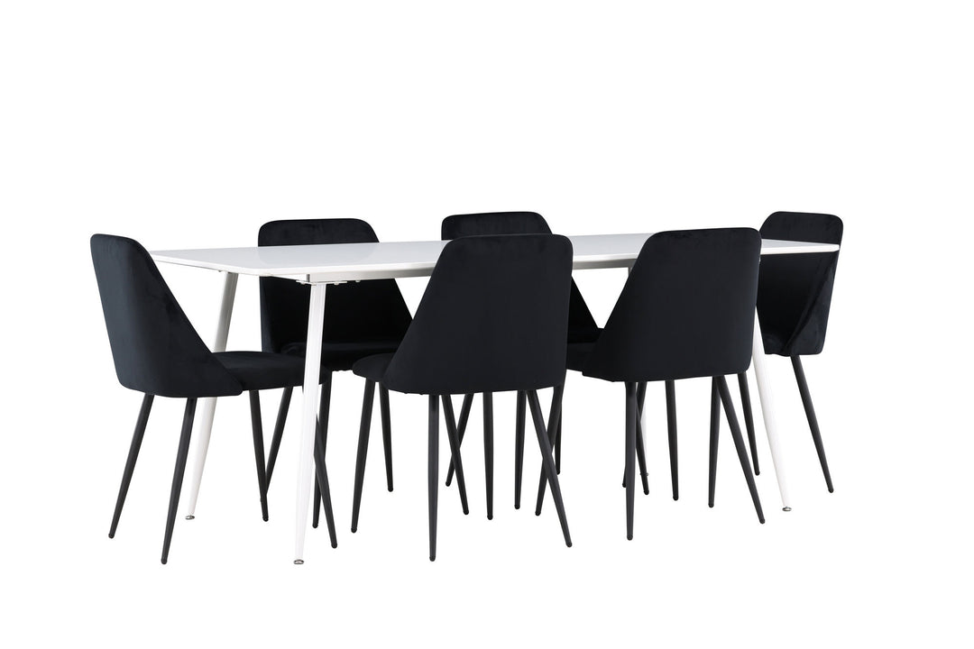 Venture Home Silar Dining Table with Night Dining Chair