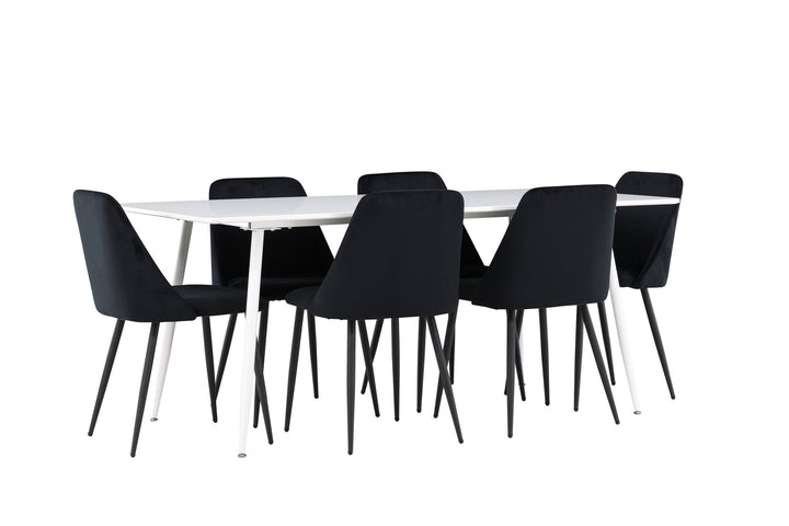 Venture Home Silar Dining Table with Night Dining Chair
