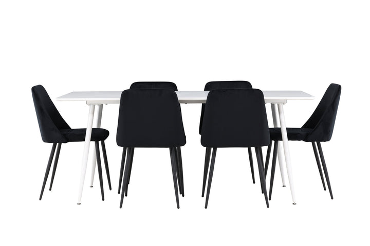 Venture Home Silar Dining Table with Night Dining Chair