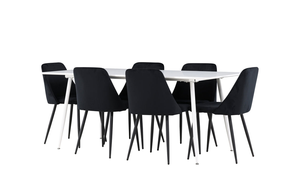 Venture Home Silar Dining Table with Night Dining Chair