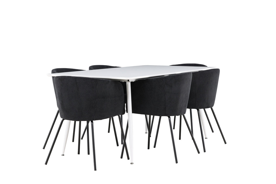 Venture Home Silar Dining Table with Berit Dining Chair