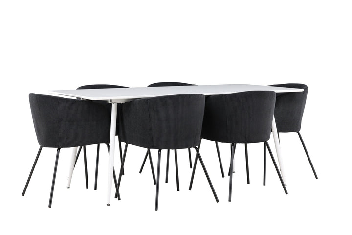 Venture Home Silar Dining Table with Berit Dining Chair