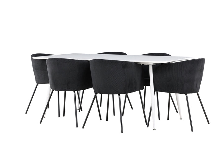 Venture Home Silar Dining Table with Berit Dining Chair