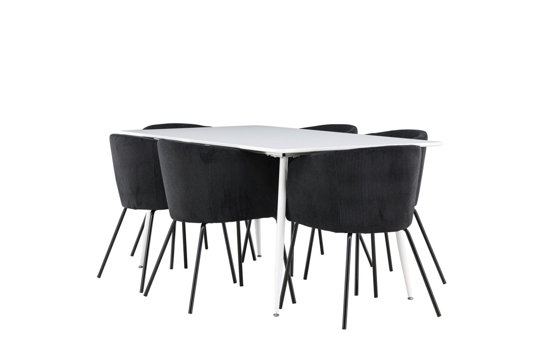 Venture Home Silar Dining Table with Berit Dining Chair