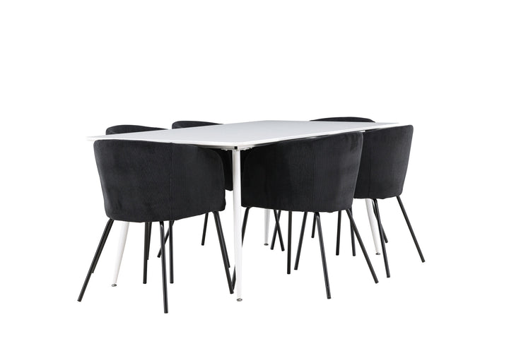 Venture Home Silar Dining Table with Berit Dining Chair