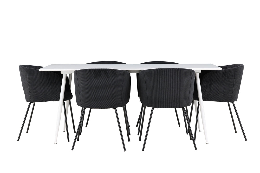 Venture Home Silar Dining Table with Berit Dining Chair