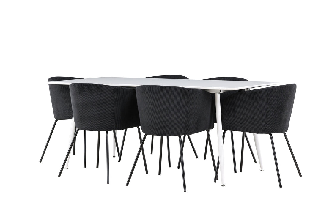 Venture Home Silar Dining Table with Berit Dining Chair