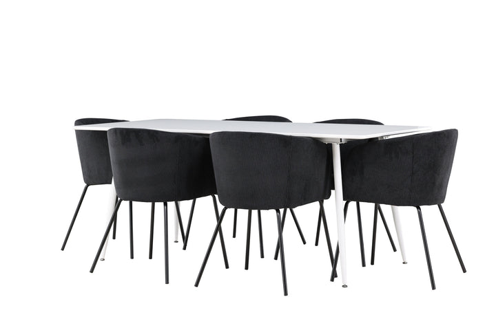 Venture Home Silar Dining Table with Berit Dining Chair