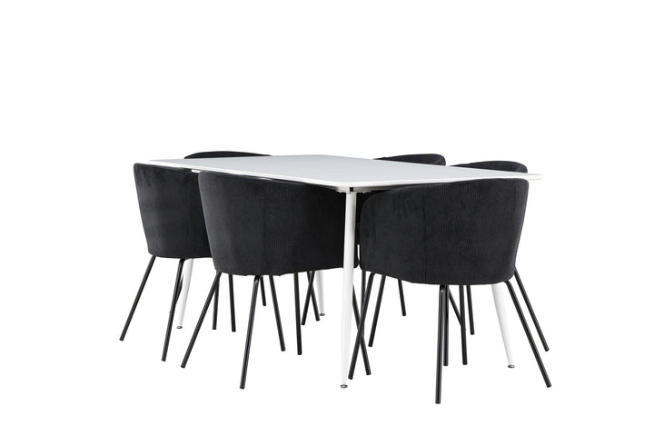 Venture Home Silar Dining Table with Berit Dining Chair