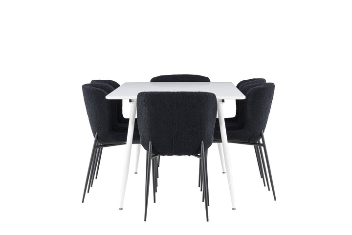 Venture Home Silar Dining Table with Modesto Dining Chair