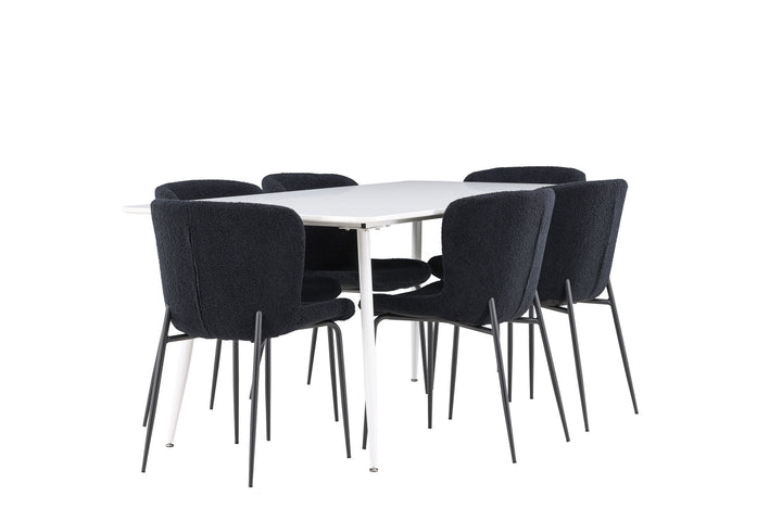 Venture Home Silar Dining Table with Modesto Dining Chair