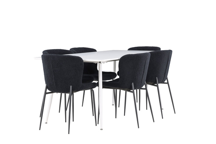 Venture Home Silar Dining Table with Modesto Dining Chair