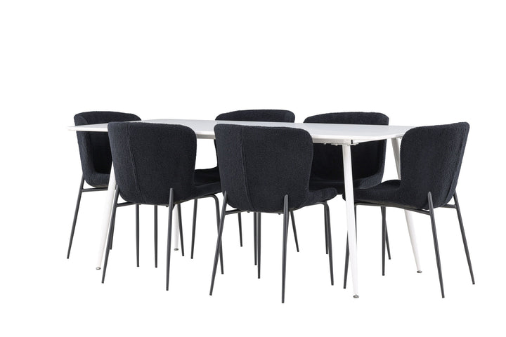 Venture Home Silar Dining Table with Modesto Dining Chair