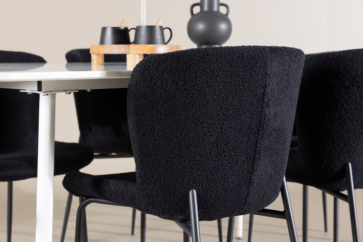 Venture Home Silar Dining Table with Modesto Dining Chair