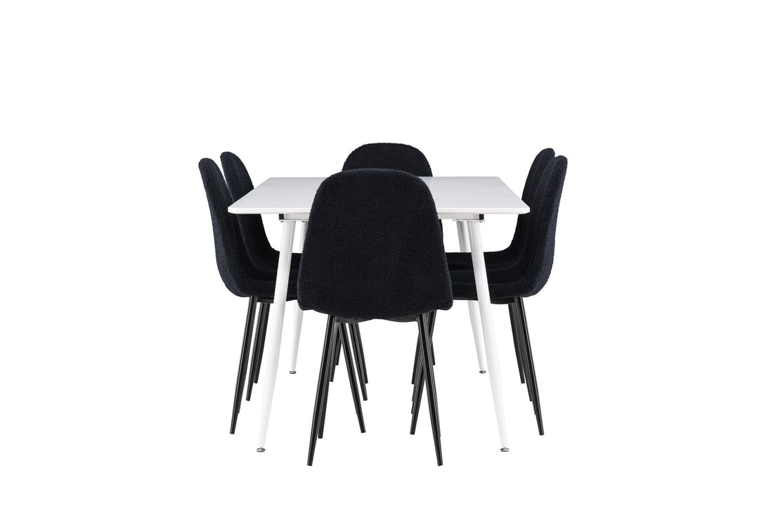Venture Home Silar Dining Table with Polar Dining Chair