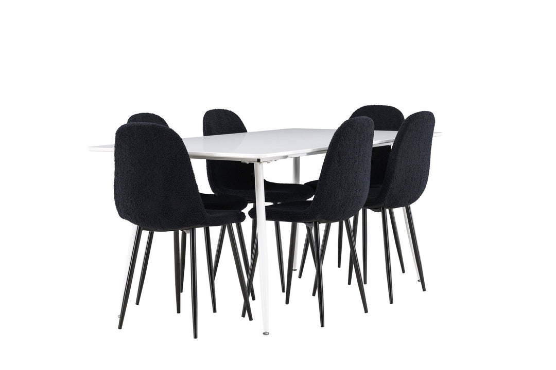 Venture Home Silar Dining Table with Polar Dining Chair