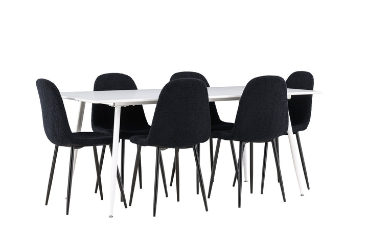 Venture Home Silar Dining Table with Polar Dining Chair