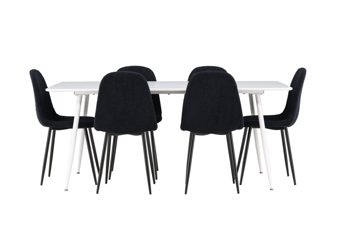 Venture Home Silar Dining Table with Polar Dining Chair