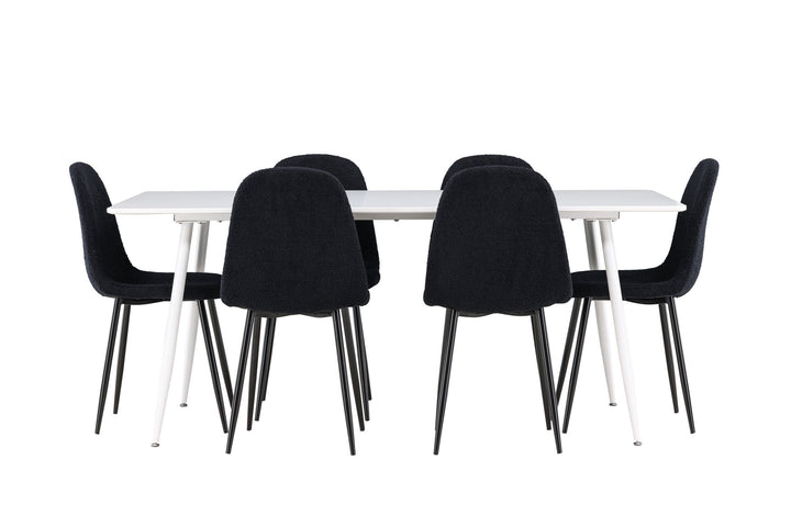 Venture Home Silar Dining Table with Polar Dining Chair