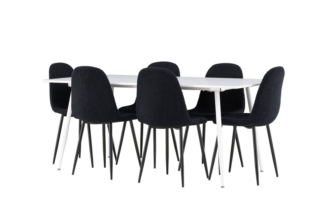 Venture Home Silar Dining Table with Polar Dining Chair