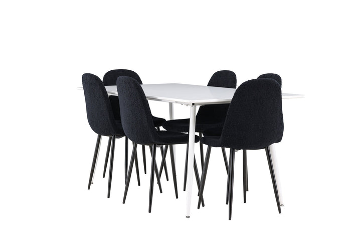 Venture Home Silar Dining Table with Polar Dining Chair