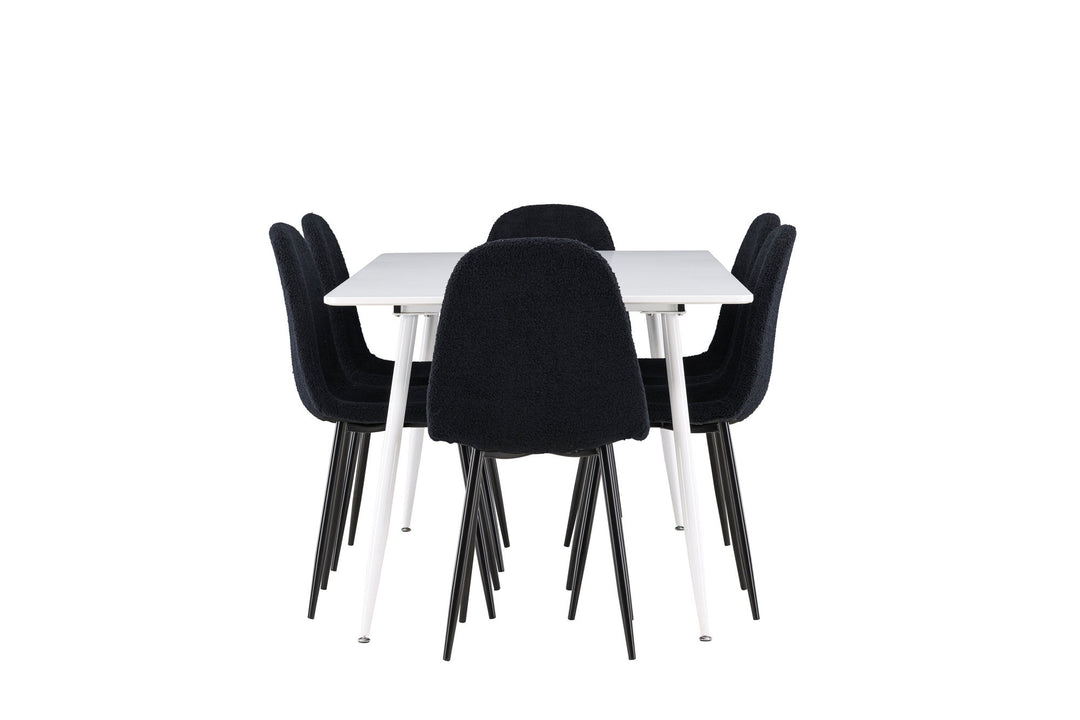 Venture Home Silar Dining Table with Polar Dining Chair