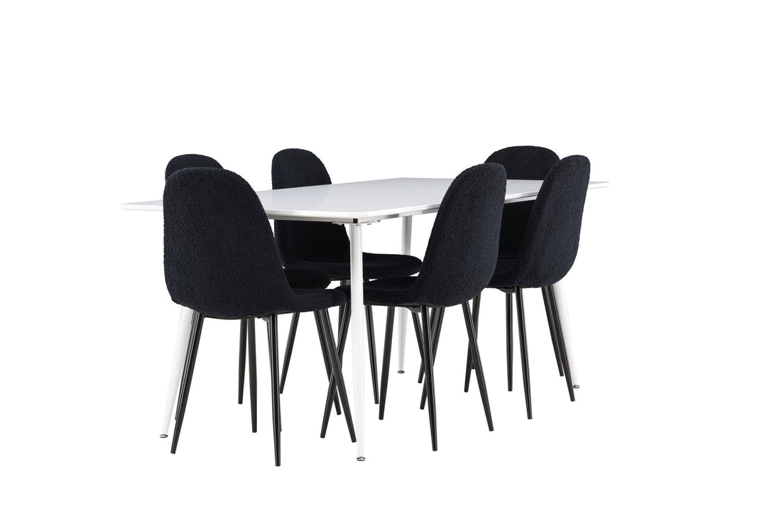 Venture Home Silar Dining Table with Polar Dining Chair