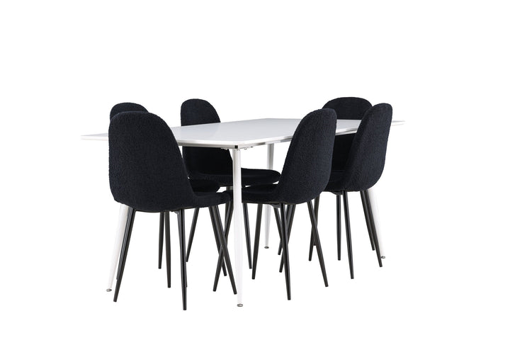 Venture Home Silar Dining Table with Polar Dining Chair