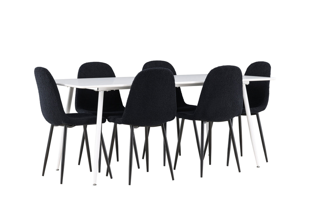 Venture Home Silar Dining Table with Polar Dining Chair