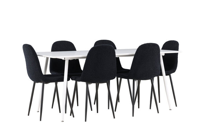 Venture Home Silar Dining Table with Polar Dining Chair