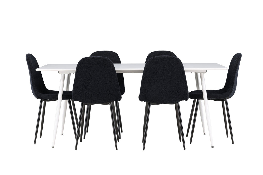 Venture Home Silar Dining Table with Polar Dining Chair