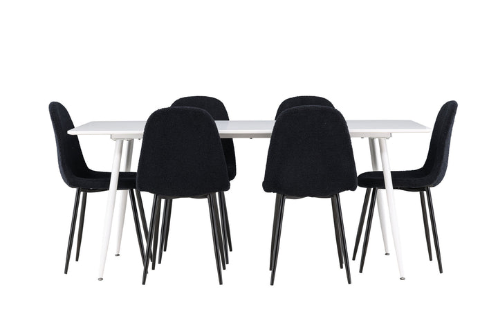 Venture Home Silar Dining Table with Polar Dining Chair