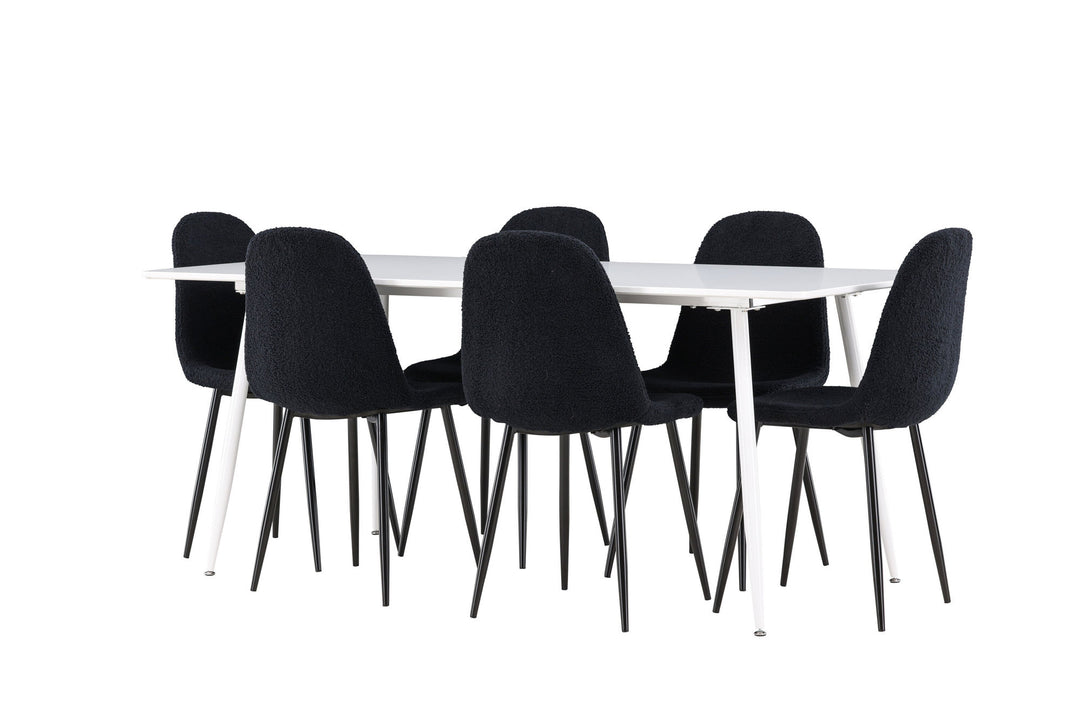 Venture Home Silar Dining Table with Polar Dining Chair