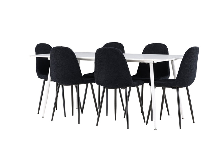 Venture Home Silar Dining Table with Polar Dining Chair