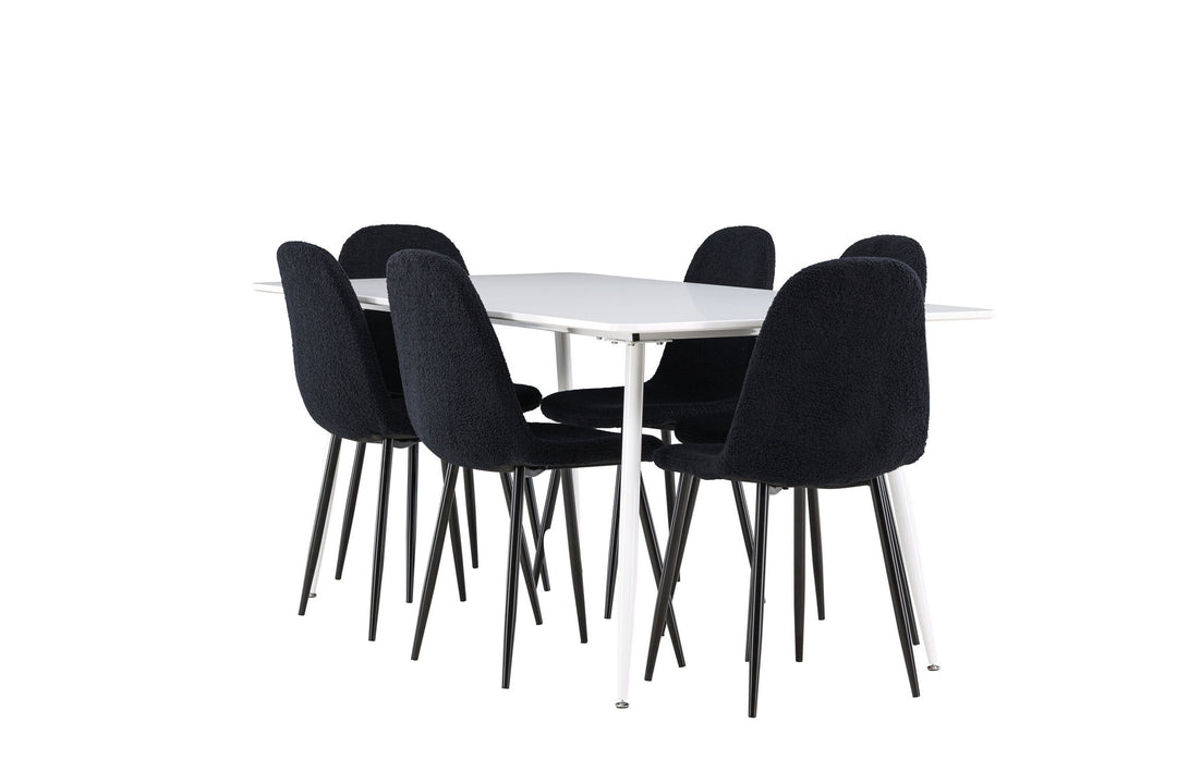 Venture Home Silar Dining Table with Polar Dining Chair