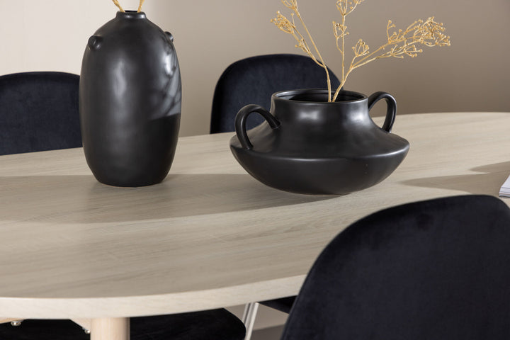 Venture Home Andy Dining Table with Polar Dining Chair