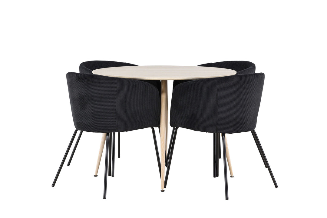Venture Home Plaza Dining Table with Berit Dining Chair