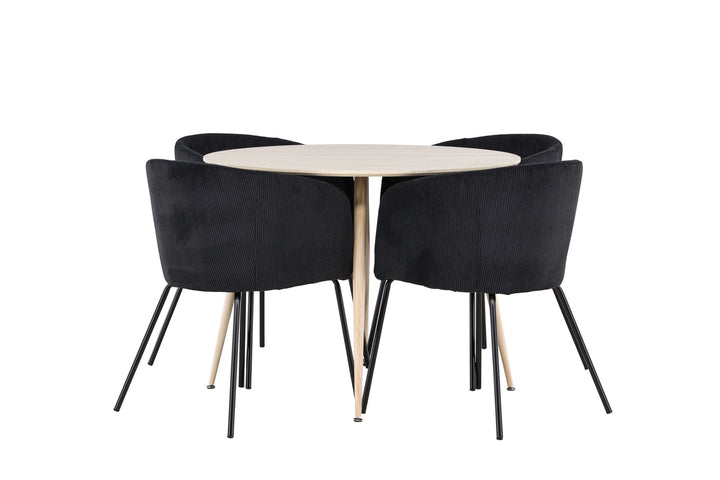Venture Home Plaza Dining Table with Berit Dining Chair