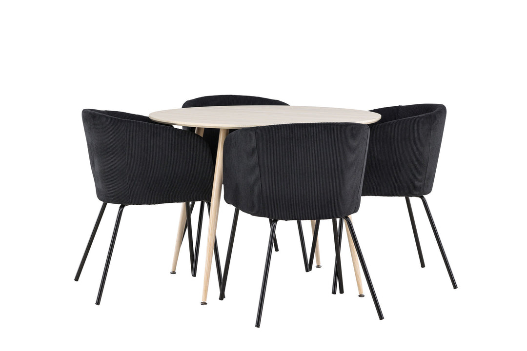 Venture Home Plaza Dining Table with Berit Dining Chair