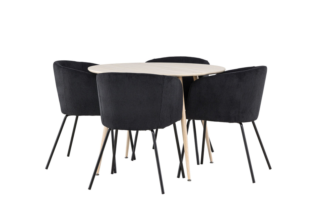 Venture Home Plaza Dining Table with Berit Dining Chair