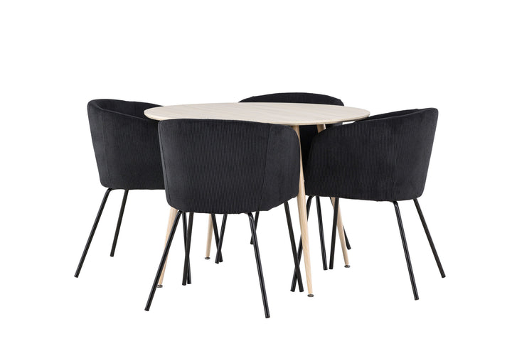 Venture Home Plaza Dining Table with Berit Dining Chair