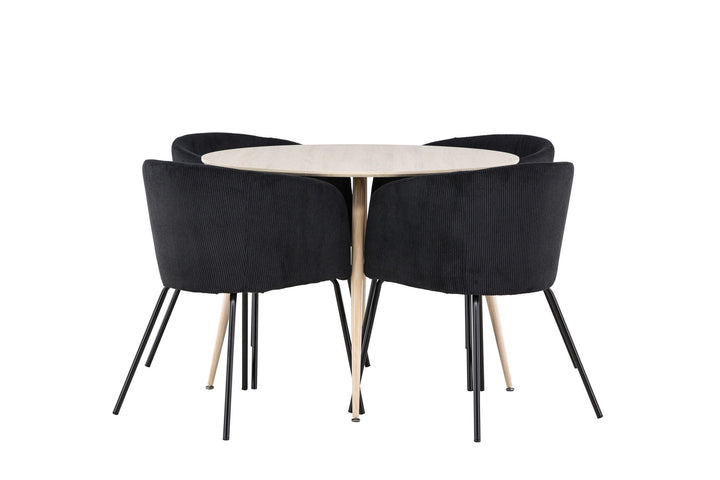 Venture Home Plaza Dining Table with Berit Dining Chair