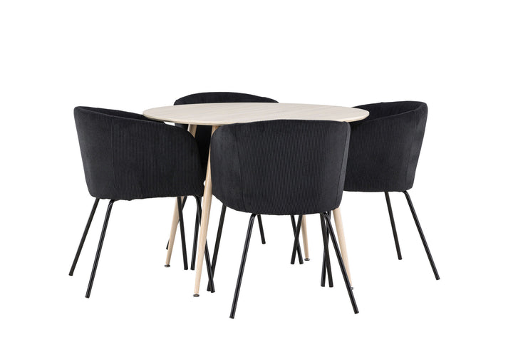 Venture Home Plaza Dining Table with Berit Dining Chair