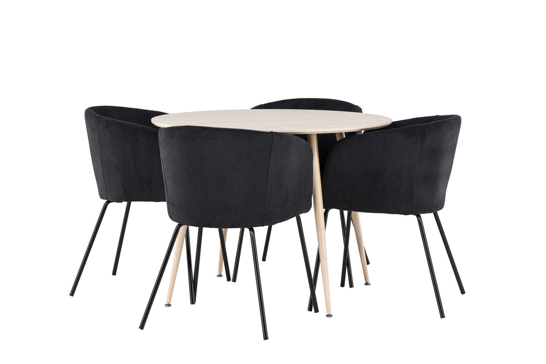 Venture Home Plaza Dining Table with Berit Dining Chair